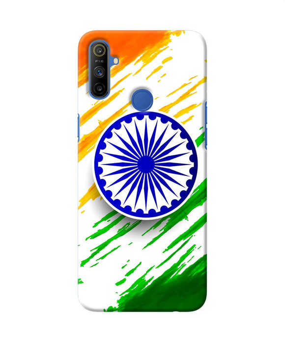 Indian Flag Colors Realme Narzo 10a / 20a Back Cover