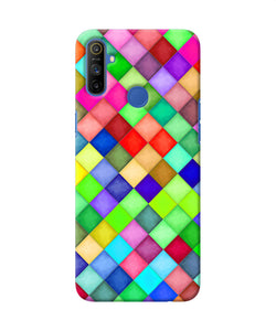 Abstract Colorful Squares Realme Narzo 10a / 20a Back Cover