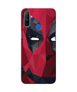 Abstract Deadpool Half Mask Realme Narzo 10a / 20a Back Cover