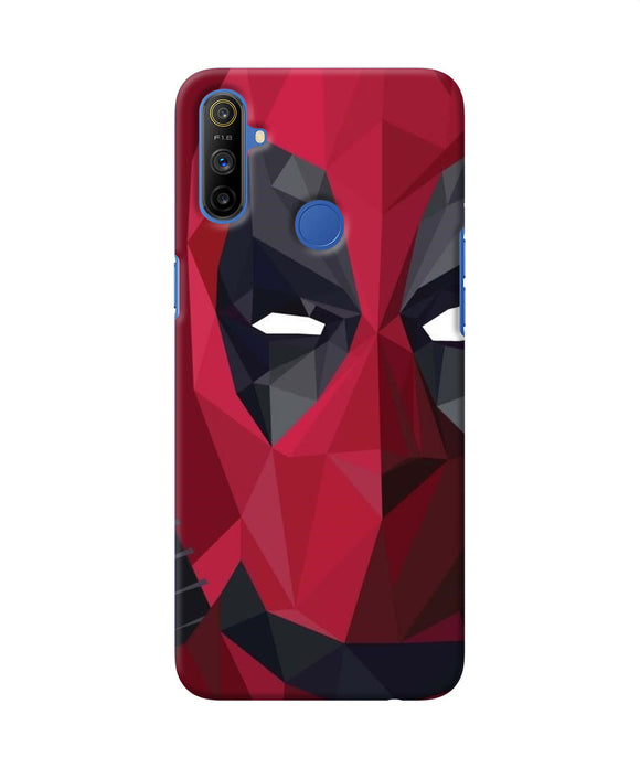 Abstract Deadpool Half Mask Realme Narzo 10a / 20a Back Cover