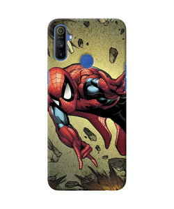 Spiderman On Sky Realme Narzo 10a / 20a Back Cover