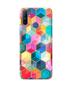 Abstract Color Box Realme Narzo 10a / 20a Back Cover