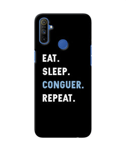 Eat Sleep Quote Realme Narzo 10a / 20a Back Cover