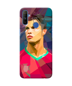 Abstract Ronaldo Realme Narzo 10a / 20a Back Cover