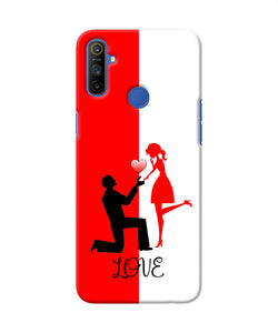 Love Propose Red And White Realme Narzo 10a / 20a Back Cover