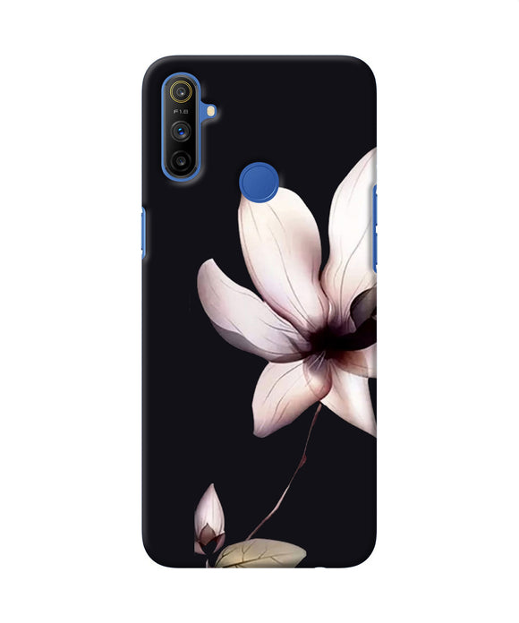 Flower White Realme Narzo 10a / 20a Back Cover