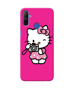 Hello Kitty Cam Pink Realme Narzo 10a / 20a Back Cover