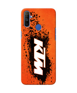 Ktm Black Spray Realme Narzo 10a / 20a Back Cover