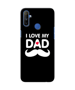 I Love My Dad Mustache Realme Narzo 10a / 20a Back Cover