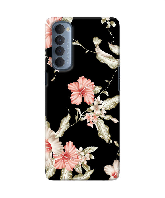 Flowers Oppo Reno4 Pro Back Cover