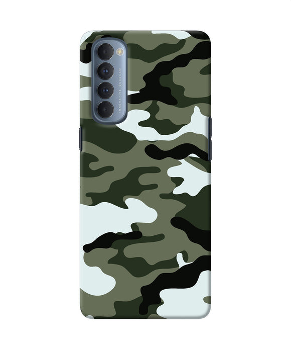 Camouflage Oppo Reno4 Pro Back Cover