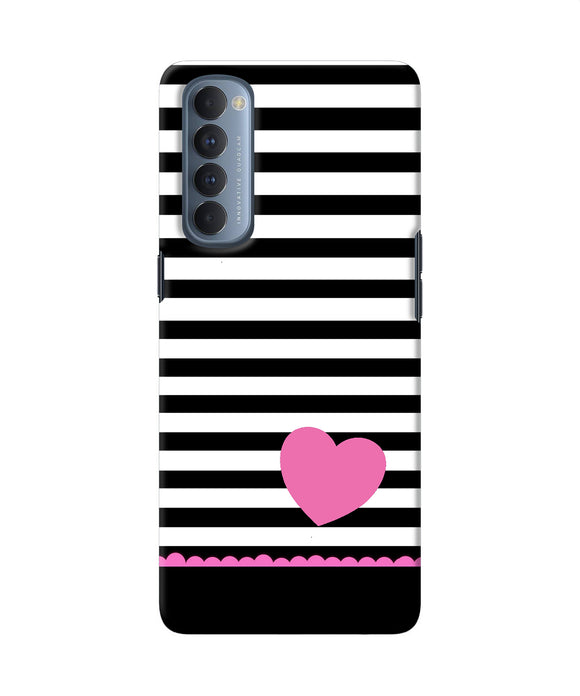 Abstract Heart Oppo Reno4 Pro Back Cover