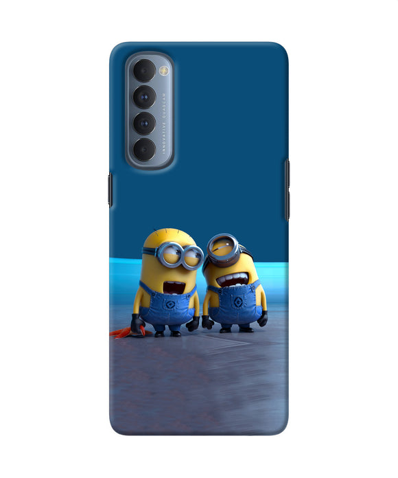 Minion Laughing Oppo Reno4 Pro Back Cover