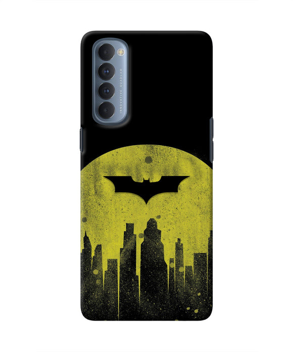Batman Sunset Oppo Reno4 Pro Real 4D Back Cover