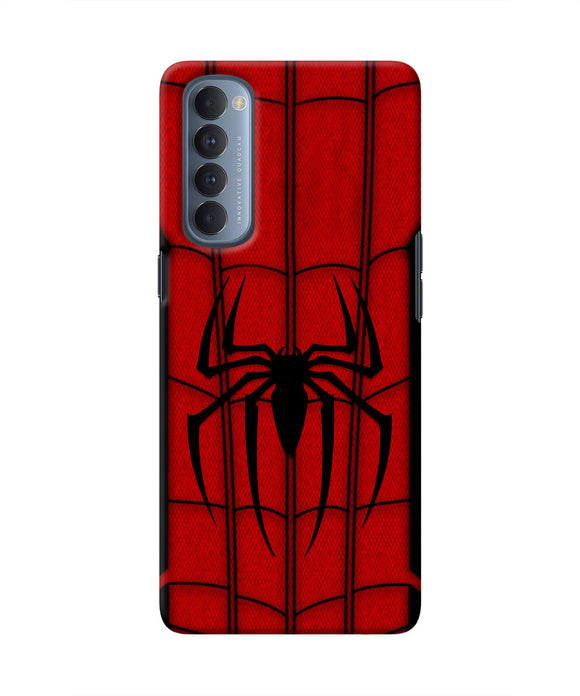 Spiderman Costume Oppo Reno4 Pro Real 4D Back Cover