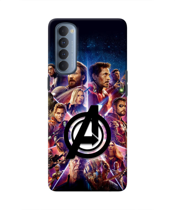Avengers Superheroes Oppo Reno4 Pro Real 4D Back Cover