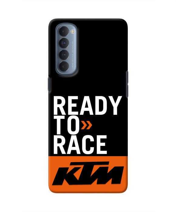 KTM Ready To Race Oppo Reno4 Pro Real 4D Back Cover