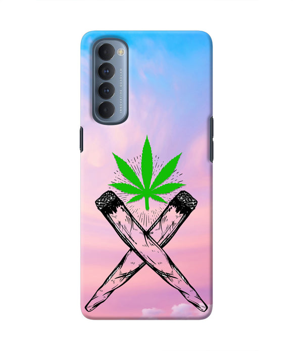 Weed Dreamy Oppo Reno4 Pro Real 4D Back Cover