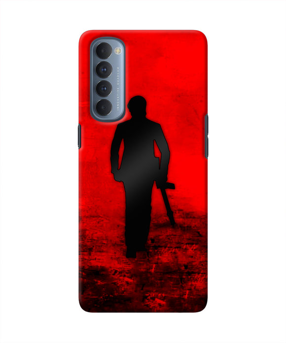 Rocky Bhai with Gun Oppo Reno4 Pro Real 4D Back Cover