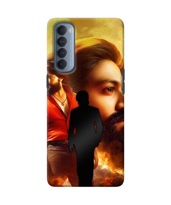 Rocky Bhai Walk Oppo Reno4 Pro Real 4D Back Cover