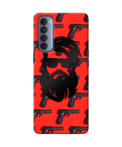 Rocky Bhai Beard Look Oppo Reno4 Pro Real 4D Back Cover