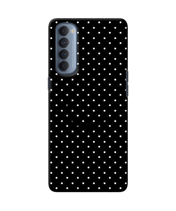 White Dots Oppo Reno4 Pro Pop Case