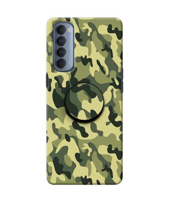 Camouflage Oppo Reno4 Pro Pop Case
