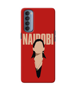 Nairobi Paint Money Heist Oppo Reno4 Pro Back Cover