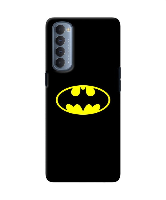 Batman Last Knight Print Black Oppo Reno4 Pro Back Cover