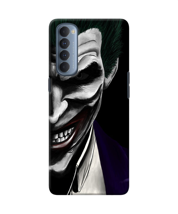 The Joker Black Oppo Reno4 Pro Back Cover