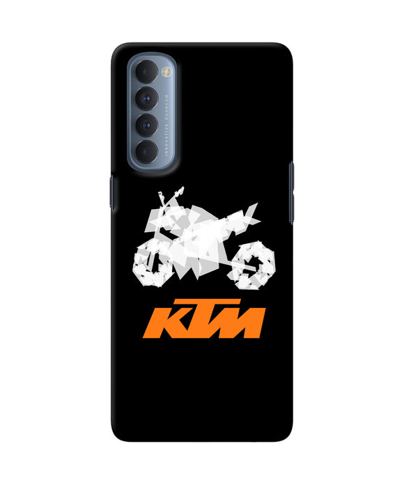 Ktm Sketch Oppo Reno4 Pro Back Cover