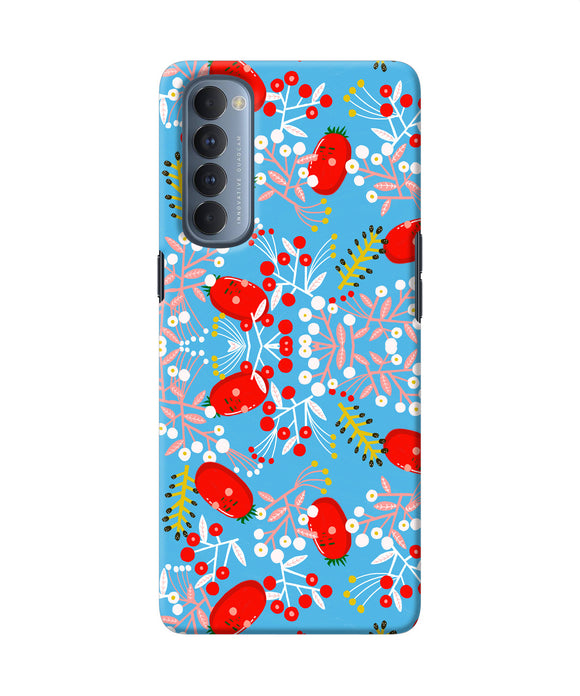 Small Red Animation Pattern Oppo Reno4 Pro Back Cover