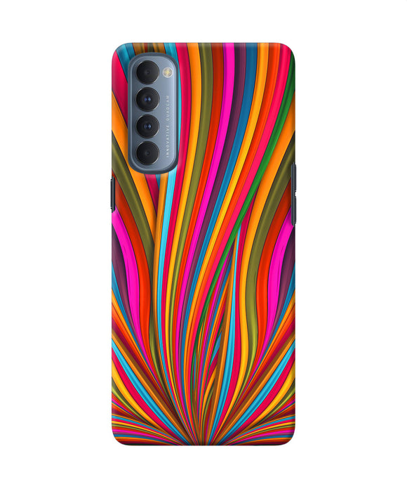 Colorful Pattern Oppo Reno4 Pro Back Cover