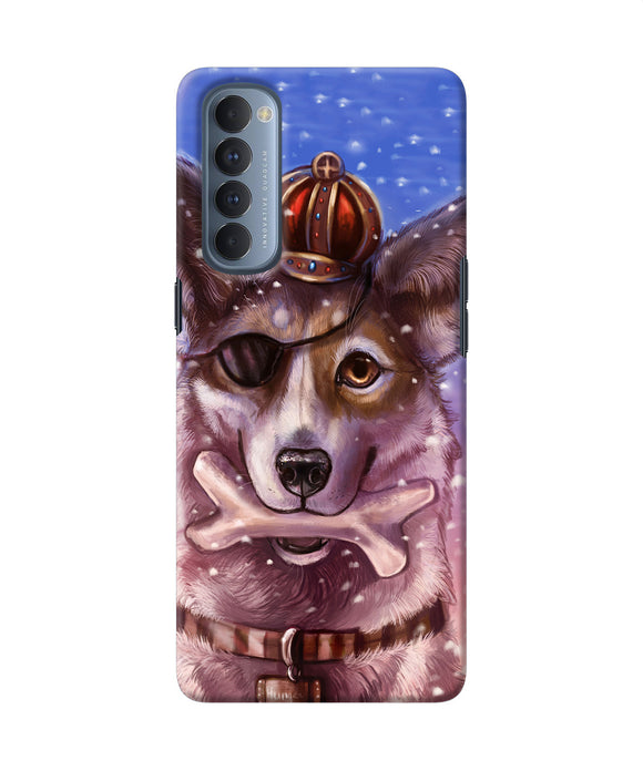 Pirate Wolf Oppo Reno4 Pro Back Cover