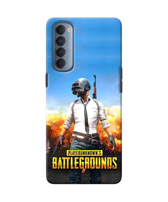 Pubg Poster Oppo Reno4 Pro Back Cover