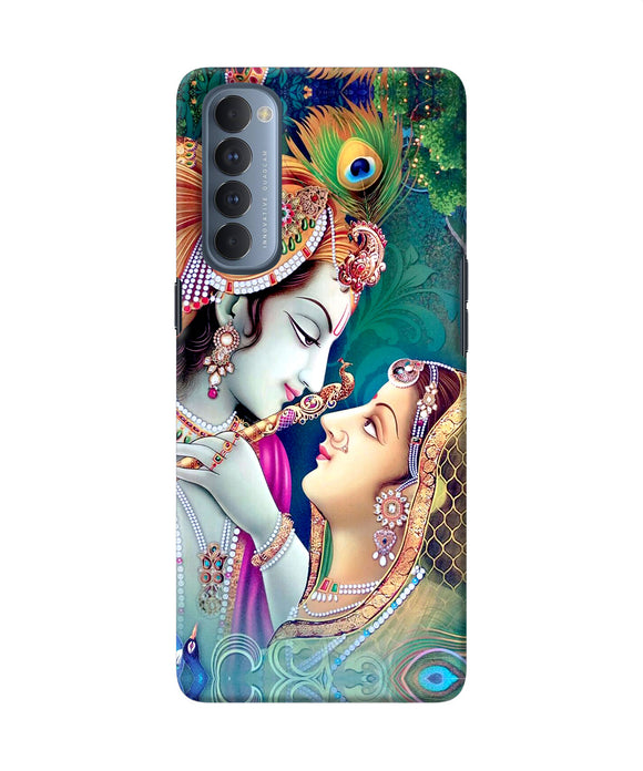 Lord Radha Krishna Paint Oppo Reno4 Pro Back Cover