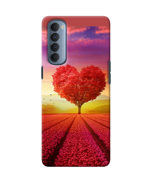 Natural Heart Tree Oppo Reno4 Pro Back Cover