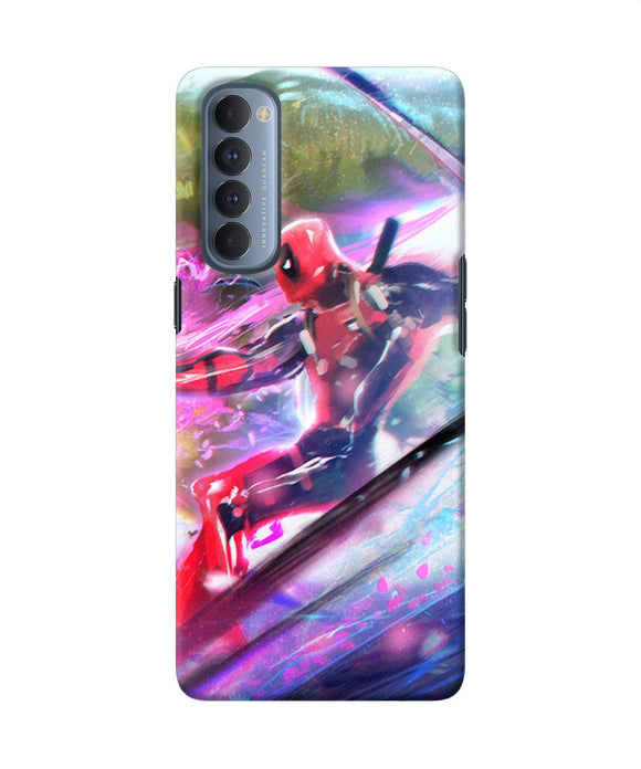 Deadpool Super Hero Oppo Reno4 Pro Back Cover