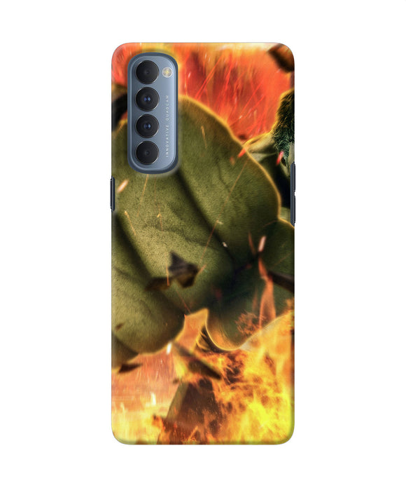 Hulk Smash Oppo Reno4 Pro Back Cover