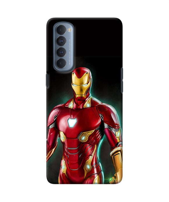 Ironman Suit Oppo Reno4 Pro Back Cover