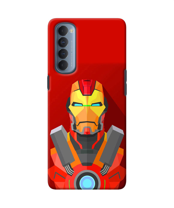 Ironman Print Oppo Reno4 Pro Back Cover