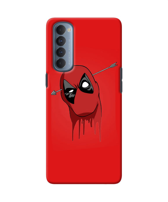 Funny Deadpool Oppo Reno4 Pro Back Cover
