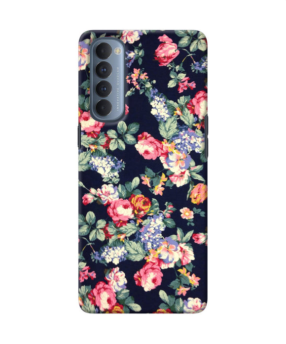 Natural Flower Print Oppo Reno4 Pro Back Cover