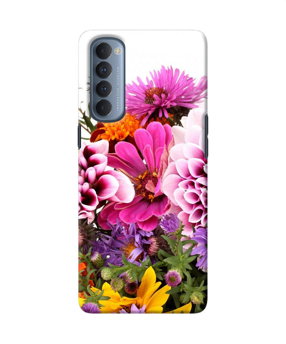 Natural Flowers Oppo Reno4 Pro Back Cover
