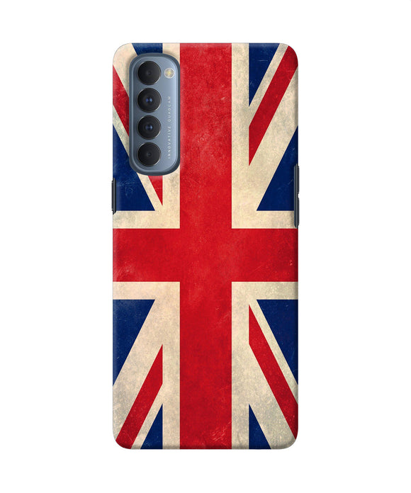 Us Flag Poster Oppo Reno4 Pro Back Cover