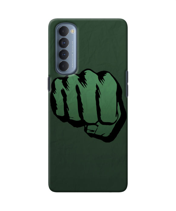 Hulk Smash Logo Oppo Reno4 Pro Back Cover