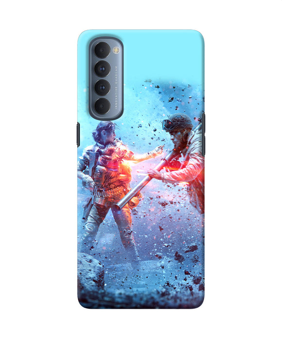 Pubg Water Fight Oppo Reno4 Pro Back Cover