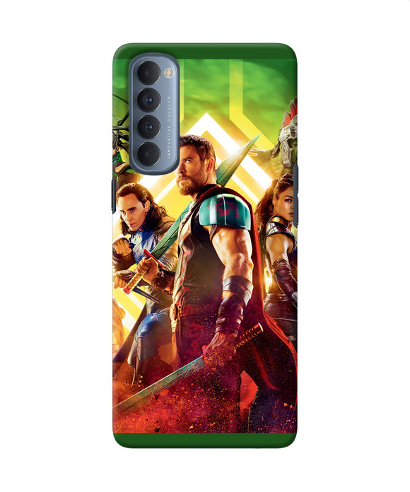 Avengers Thor Poster Oppo Reno4 Pro Back Cover