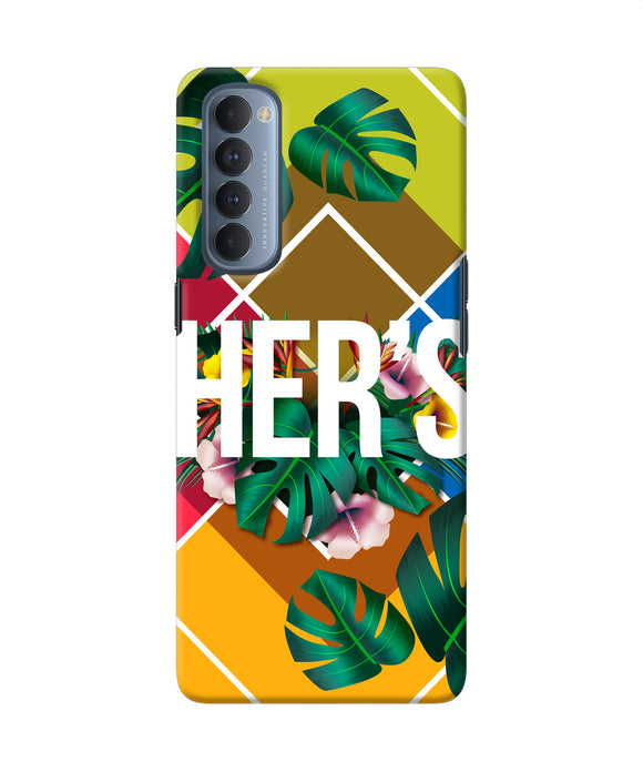 His Her Two Oppo Reno4 Pro Back Cover