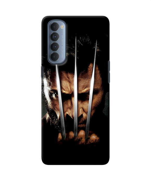Wolverine Poster Oppo Reno4 Pro Back Cover